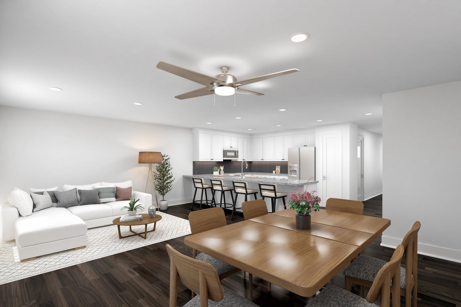 Ainsley Parc - living area rendering